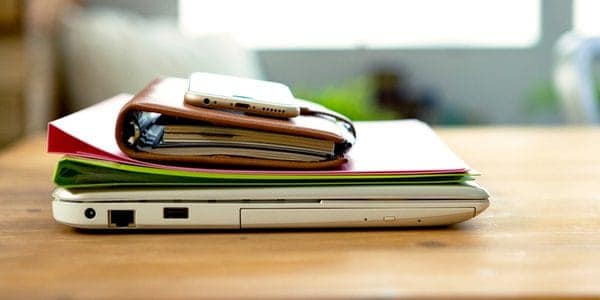 GDPR Employee Training - Documentation and laptop