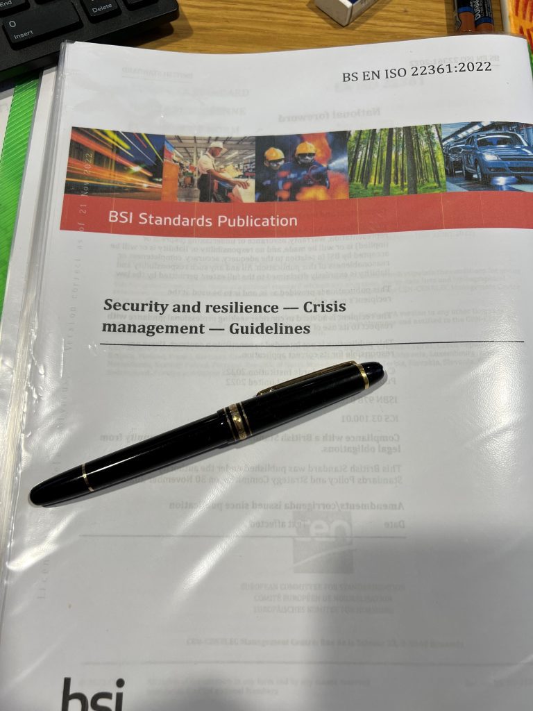 My copy of ISO 22361