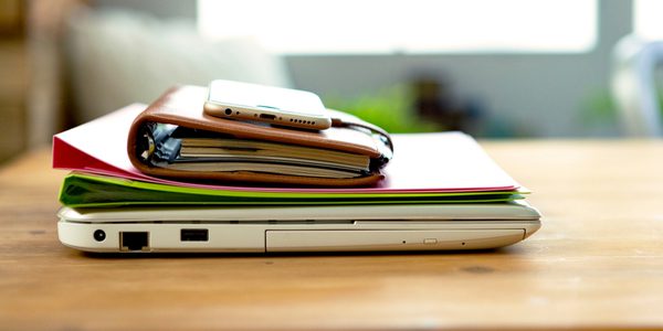 GDPR Employee Training - Documentation and laptop